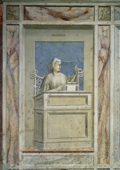 Prudence by Giotto di Bondone